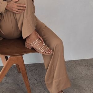 St Agni Ines Sandals in Milk - size 40